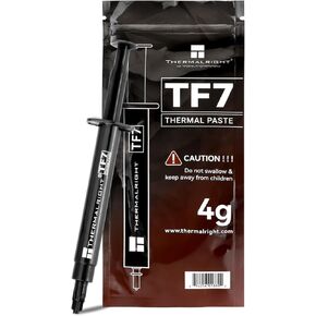 Thermalright TF7 4Grams High Performance Thermal Paste for CPU/GPU/All Radiators,Thermal Conductivity is 12.8W/mk,Laptops and Desktops Cooler,Long Durability(Including Scraper)