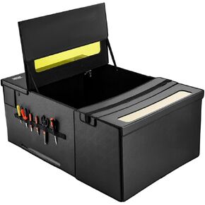VEVOR Laser Engraver Enclosure 48 x 31.5 x 19.6, Dual-Direction Viewing, Flame Retardant and Fireproof Cover, with Exhaust Fan and Pipe, Insulates Smoke, Noise and Eye Protection, Black