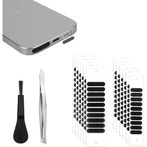 120pcs Phone Speaker Covers, 2 Sizes Mesh Phone Speaker Dust Cover Universal Phone Speaker Dust-Proof Stickers Phone Speaker Mesh Phone Speaker Protector for Most Smartphones