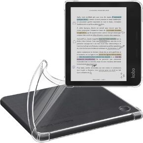 Meliya Case for Kobo Clara Colour/Clara BW/Clara 2E eReader 6 inch, Clear Soft Anti-Scratch Protective Case for Kobo Clara BW/Clara Colour 6" 2024