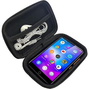 Compatible with Fanvace MP3 Player Case, Lamshaw Hard Shell Travel and Storage Case Carrying Case Compatible with Fanvace M31, M32 4 Inch MP3 Player (Black)