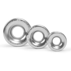 Omega Pacific Juggernaut Low Friction Rings - with no moving parts and manufactured from a solid piece of metal, These rings are near indestructible