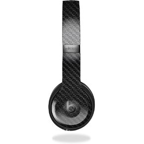 Carbon Fiber Headphone Skin Compatible with Beats Solo 4 - Hex Rays - Premium 3M Vinyl Protective Wrap Decal Cover - Easy to Apply | Crafted in The USA by MightySkins