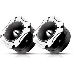 2X War-Zone WZ60TW 4.02-Inch Super Tweeter Speaker, 4 Ohm, 3200W Total Max Power, 105dB Sensitivity, Titanium Diaphragm, CCAW Voice Coil for Pro Car Audio (Pair)