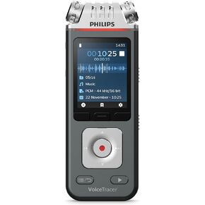 Philips VoiceTracer DVT6115 Music Recorder with Sembly AI Speech-to-Text Software Trial