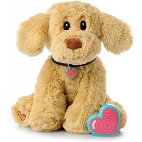 MBHB Digital Voice Recorder Stuffed Animal w/20 Second Recorder, Capture Baby's Heartbeat During Pregnancy + Ultrasound for Baby Showers, Registry, Birthdays, New Mom Gift, Hound Puppy