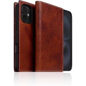 D5 Edition British Fabric Wallet Case for iPhone 16 - [2-in-1] Handcrafted Detachable Diary Style with Magnetic MagSafe Back Cover, Gift Box Included (Lime Olive)