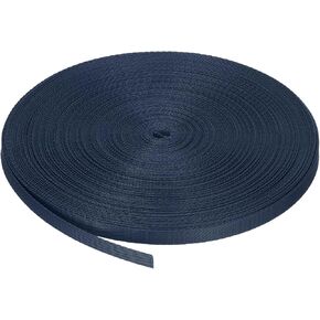 MECCANIXITY Nylon Webbing Strap Flat 5/8 Inch 50 Yards Deep Blue for Outdoor DIY Gear Repair, Backpack, Luggage-Rack, Crafts