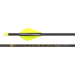 Victory Archery VAP TKO 0.166" 175/235/300/350/400/500 Spine Small Diameter Carbon Hunting Arrow Vane Fletched 6 Pack