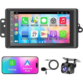 Android 13 Car Stereo for 2003-2006 Chevrolet Chevy Silverado Impala Tahoe GMC Sierra Yukon, 7" IPS Touch Screen Car Radio Build-in GPS Wireless CarPlay/Android Auto, Backup Camera/DSP/SWC, 2G+32G
