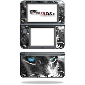 MightySkins Glossy Glitter Skin for Nintendo New 3DS XL (2015) - Cat | Protective, Durable High-Gloss Glitter Finish | Easy to Apply, Remove, and Change Styles | Made in The USA