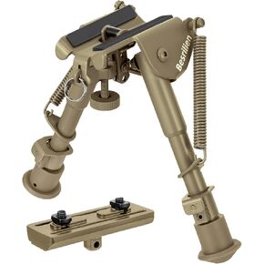 Besrilien Fde Rifle Bipod Compatible with Mlok Bipod for Rifle 6-9 Inches Bipod with Adapter, Flat Dark Earth