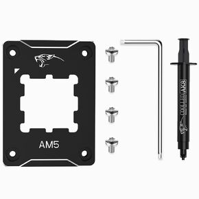 COOLLEO AM5 CPU Contact Frame, AM5 CPU Holder, AM5 Safety Fixed Frame AM5 Corrective Anti-Bending Fixing Frame