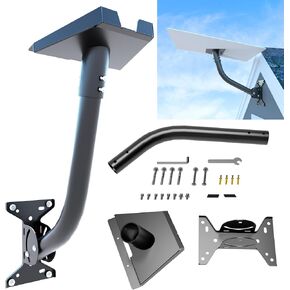 Starlink Gen 3 Mount kit - Adjustable Starlink Satellite Dish Mounting Bracket, Heavy-Duty Mount Compatible with Starlink Gen 3 mounting Accessories, Easy Installation Wall & Roof Pole Mount Adapter