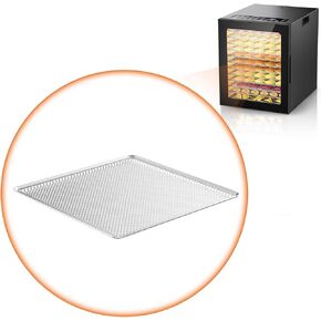 1 x Tray Stainless Steel for FD-1008A Food Dehydrator Machine, 850W, 167°F Temperature Control & 48H Timer, Food Dehydrator (No Machine Included)