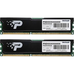 توقيع ذاكرة باتريوت DDR3 16GB (2 × 8 جيجا بايت CL11 PC3-12800 (1600MHz) CAS 11 DIMM KIT مع Heatshield
