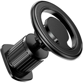 Magnetic Phone Car Mount, Universal Air Vent Magnetic Car Phone Mount Holder, Compatible with iPhone 15 Pro Max, and More (Generation 2 Stand Black)