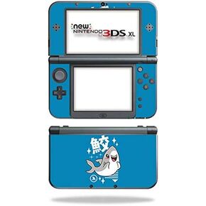 MightySkins Skin Compatible with Nintendo New 3DS XL (2015) - Shark Kawaii | Protective, Durable, and Unique Vinyl Decal wrap Cover | Easy to Apply, Remove, and Change Styles | Made in The USA