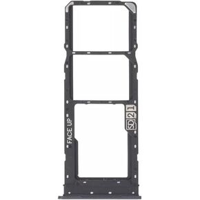 Dual SIM Card Tray Holder Slot Replacement Compatible with Motorola Moto G13 / G23 (Blue)