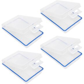 Mini Fishing Tackle Box Organizer Fishing Hook Organizer Mini Tackle Box Pocket Tackle Box Mini Fishing Gear Accessory Box 4PCS