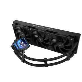 Thermalright FW PRO 360 Black CPU Water Cooler with PWM Fan, 2000RPM Speeds,IPS LCD Screen with 320 * 320 Resolution,Liquid CPU Cooler,for AM5/Intel LGA1851/1700,2.73inch Display Screen