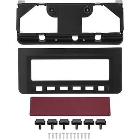 Fydun Double DIN Installation Dash Kit 2Din audio Stereo Fascia Frame Dash CD Panel Trim Replacement for Pajero Sport 2010