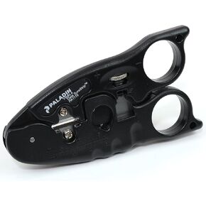 Paladin Tools PA1116 Network Cable Cutter and Wire Stripper Tool | POE Ethernet CAT3 CAT5 CAT5E CAT6 (Professional Grade)