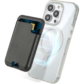 isee Magnetic Card Holder Wallet with MagSafe for iPhone 16/15/14/13/12 Series Holds 2 Cards (Navy) in Kuwait