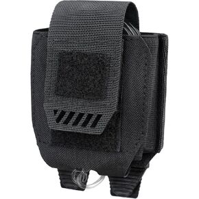 Handcuff Holder, Molle Handcuff Pouch for Duty Belt, Police Vest, Handcuff Case Fit Chain/Hinged/Folding Handcuff, Handcuff Holster for Police Gear, Law Enforcement Gear, Security Guard Gear