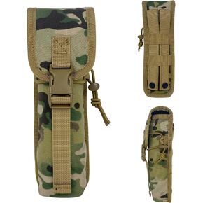 Heat-Resistant Suppressor Pouch with Melt Resistant Liner Multi-Purpose Silencer Storage Case Tactical Molle Suppressor Pouch Ideal for Pistol, Rifle, & Other Guns