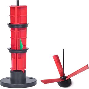 Arrow Fletcher Jig Fletching Jig Straight Helix Tower Fletch Tool Arrow Fletching Bonding Tool Archery Fletching Jig with Scale for DIY Archery Arrows Suitable for Multi-Size Arrows