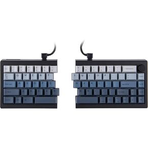 EPOMAKER Split65 QMK/VIA Programmable Keyboard, Wireless Mechanical Keyboard in 2.4Ghz/Bluetooth/Type-C, Ergonomic Gaming Keyboard in Split Layout with RGB Backlit (Wisteria Linear Switch)