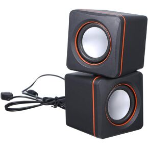 Mini Subwoofer, Computer Mini Speakers with Simplified Design, Sound, Premium Material, Ideal for Laptop, Smartphone, Home Use, Great