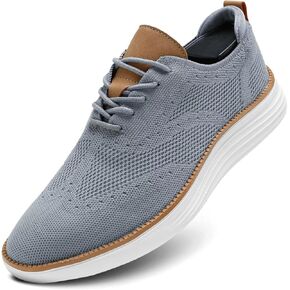 Mens Casual Loafers Shoes Slip On Walking Dress Sneakers Mesh Business Oxfords Work Lightweight Soft Sole Zapatos