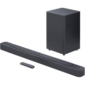 JBL Bar 2.1 Deep Bass (MK2) - 2.1 channel soundbar with wireless subwoofer (6.5’’), 300W Max output, Bluetooth enable (Black) (Renewed)