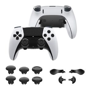 Replacement Thumbsticks for PS5 Edge Controller, 4 Back Paddles Triggers Buttons Accessories Kits, Replacement Parts Adjustable Height Analog Thumb Stick for PS5 Edge Controller