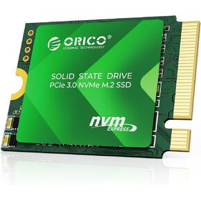 ORICO D10 2230 SSD 256GB M.2 NVMe, TLC NAND, PCIe 3.0 with 2500MB/s Read, Copper Heat Sink, Compatible with Steam Deck, Surface, Mini PCs, Affordable Storage Upgrade with 3-Year Coverage - D10-2230