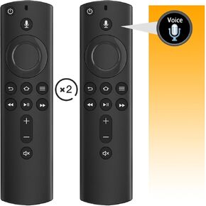 (Pack of 2) New Voice Replacement TV Remote for FireStick 2rd Gen L5B83H,Fit for Amazon Smart TVs Stick (2nd Gen,3rd Gen,Lite,4K),for All Insignia Smart TVs