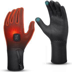 V.Step Heated Gloves for Men Women Rechargeable Heated Gloves Liners Windproof Electric Gloves for Cold Weather Work Motorcycle Skiing Hunting