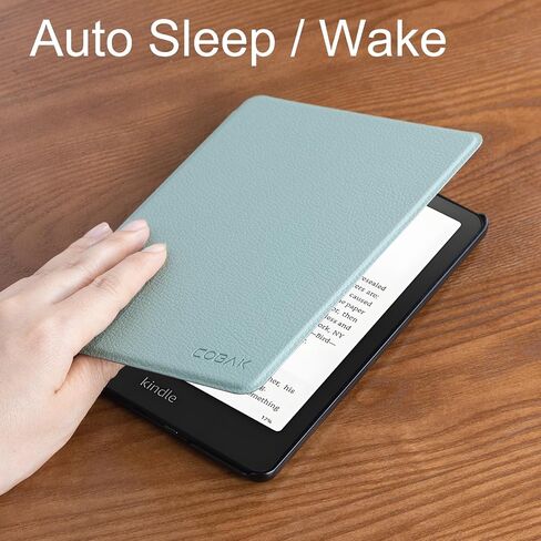 CoBak Case for Kindle Paperwhite 12th Gen 2024 (7") & Kindle Colorsoft Signature Edition - All New PU Leather Cover with Auto Sleep Wake Feature for Kindle Paperwhite Signature 2024 Released in Saudi Arabia