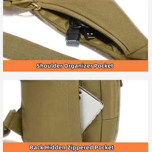 Tactical Sling Bag CCW Bag Crossbody Bag Gun Fanny Pack Tactical Shoulder Bag Men EDC Bag Pistol Bag with Gun Holster in Saudi Arabia