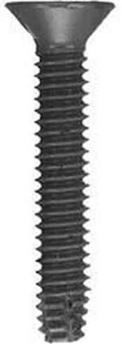 1/4-20 x 3 Flat Head Floorboard Thread Cutting Screws, Type F, (Star - Six Lobe Drive), Black Phosphate Finish, Countersunk, T-30 Drive (Carton: 100pcs) Alloy Steel in Saudi Arabia