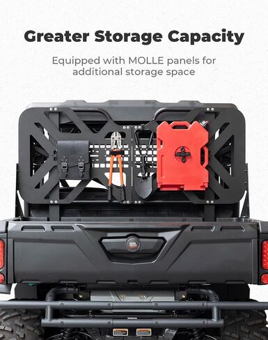 KEMIMOTO Headache Rack Assembly,Heavy Duty Safety Rack Frame Compatible with Can-am Defender HD 5/8 /10 / MAX DPS 2016 2017 2018 2019 2020 2021 2022 2023 2024 Protection Back Window in Saudi Arabia