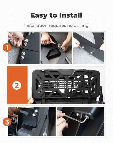 KEMIMOTO Headache Rack Assembly,Heavy Duty Safety Rack Frame Compatible with Can-am Defender HD 5/8 /10 / MAX DPS 2016 2017 2018 2019 2020 2021 2022 2023 2024 Protection Back Window in Saudi Arabia