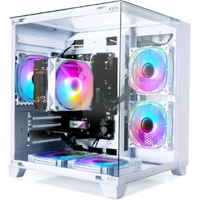 LXZ Desktop Gaming Computer, R7 5700G, 4.4GHz, 32GB DDR4, 1TB NVMe SSD