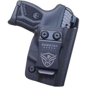 Ruger LCP MAX Holster :Fit | Right Side | IWB Concealed Carry Holster for Ruger LCP MAX .380 | Made by HawkTac