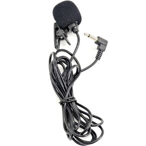 3.5mm Car Stereo Microphone Suitable for Car Stereo Car Radio and Car DVD Player with 5 Feet Cable