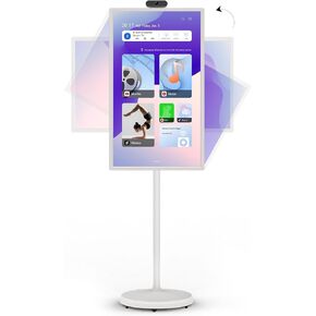 ApoloSign 32" Smart Screen 1080p Portable Monitor with Incell Touch Screen, Android OS(Support Google Store), Built-in Battery(4-6H), Full Swivel Rotation, Voice Remote Control