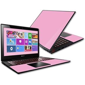 MightySkins Skin Compatible with Lenovo Ideapad Y50 15.6" Screen case wrap Cover Sticker Skins Solid Pink
