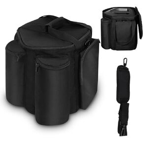 Zerone Bag For S1 Pro+ Carrying Case Travel Bag Compatible For Bose S1 Pro+, Portable Speaker Carrying Bag With Adjustable Shoulder Strap Extra Pockets For Microphone, Charger, Cable, Accessories